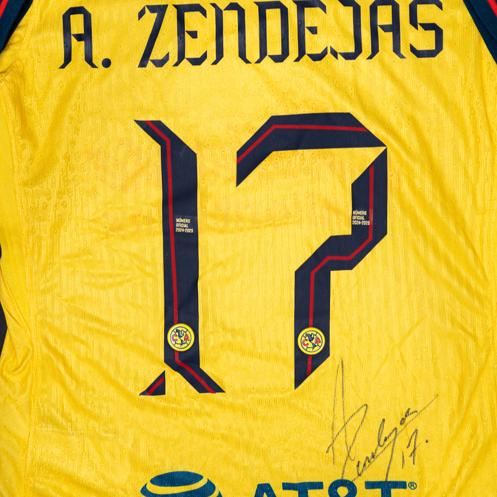 Jersey Firmado Alejandro Zendejas - Club América